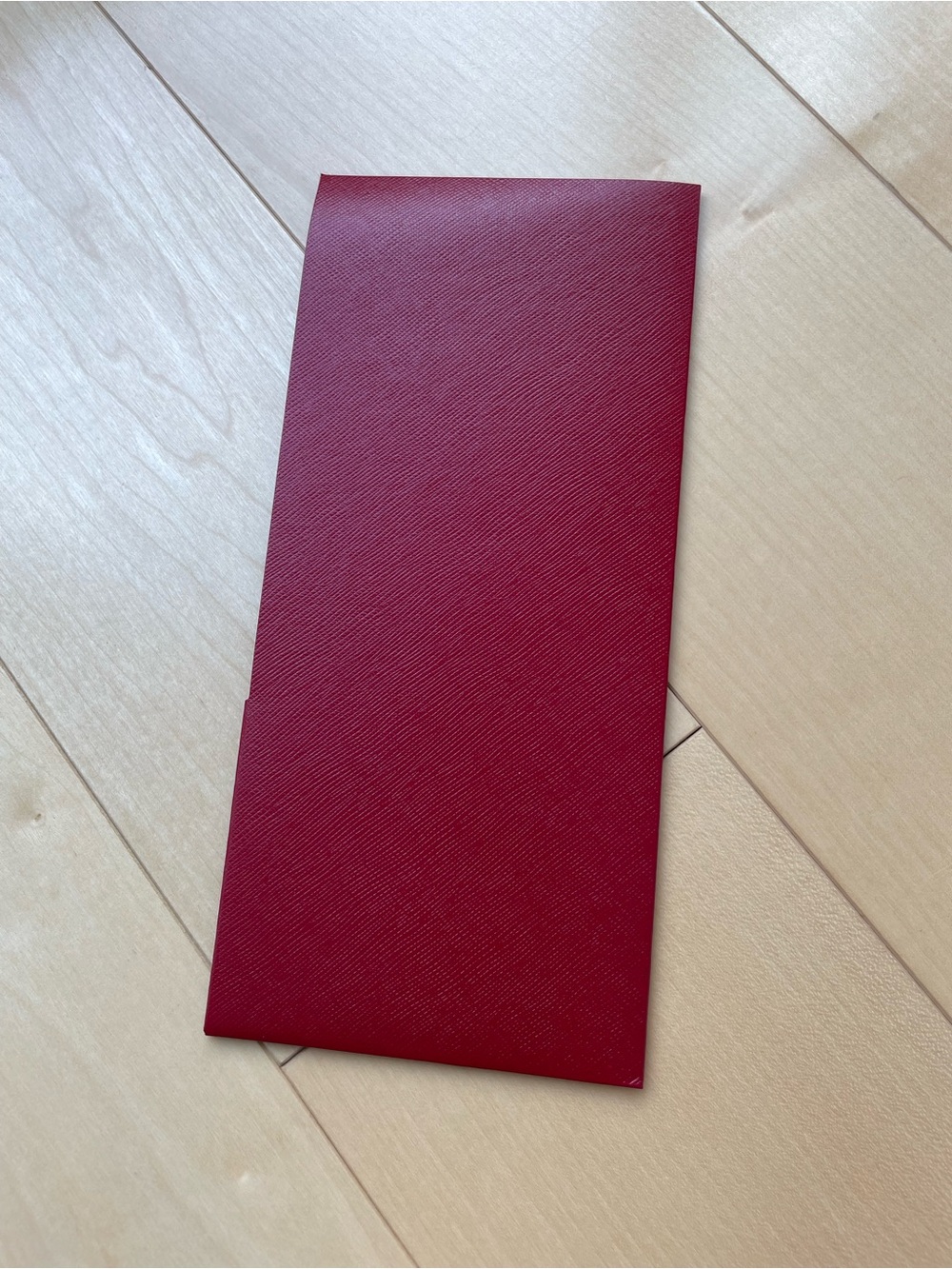 Cartier Gift Bag size 8" x 7" x 3" Red/Red Cord Handles And Receipt Envelope - Picture 10 of 16